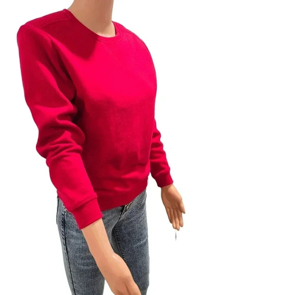 Women's Red Crewneck Sweatshirt - size pp - Picture 7 of 13